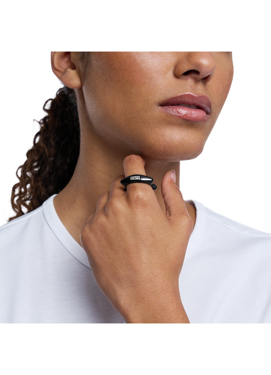 Diesel Metamorph ring DX1632001 - detail 3 zwart