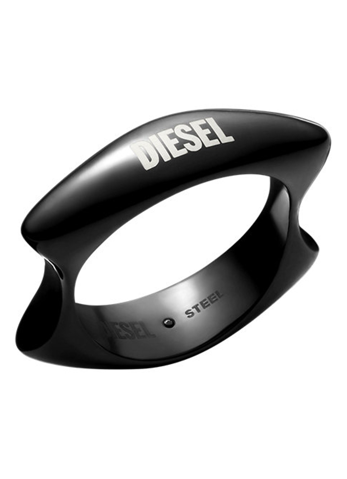 Diesel Metamorph ring DX1632001 - voorkant zwart