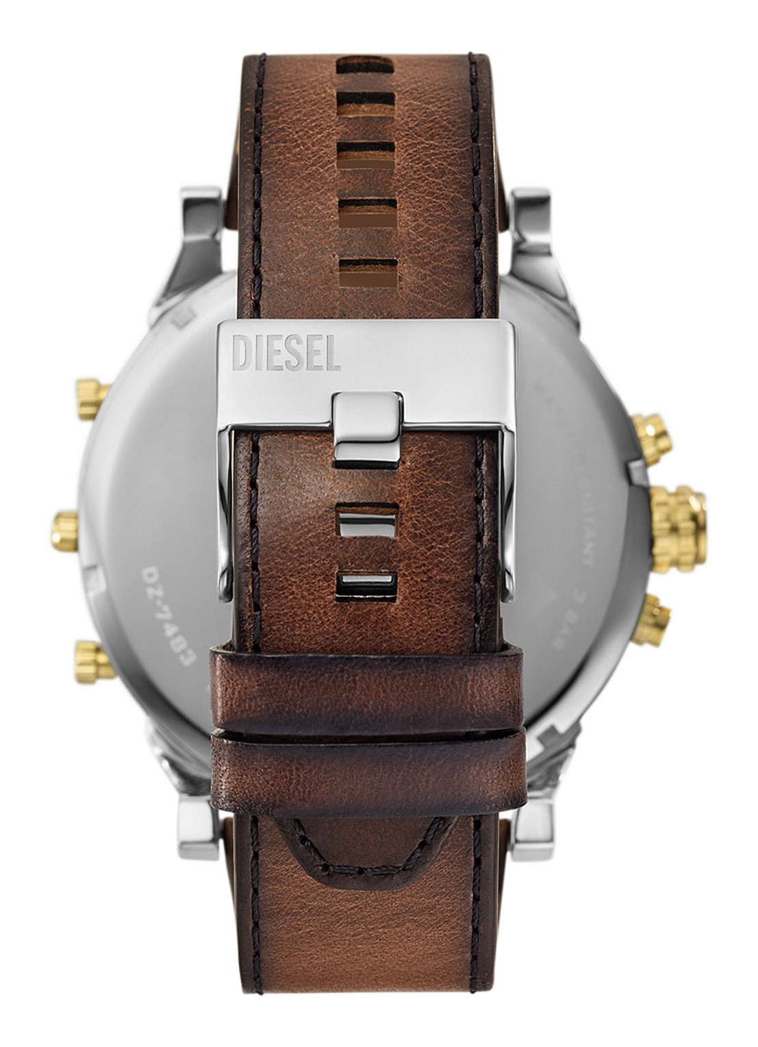 Diesel Mr. Daddy 2.0 horloge DZ7483 - detail bruin