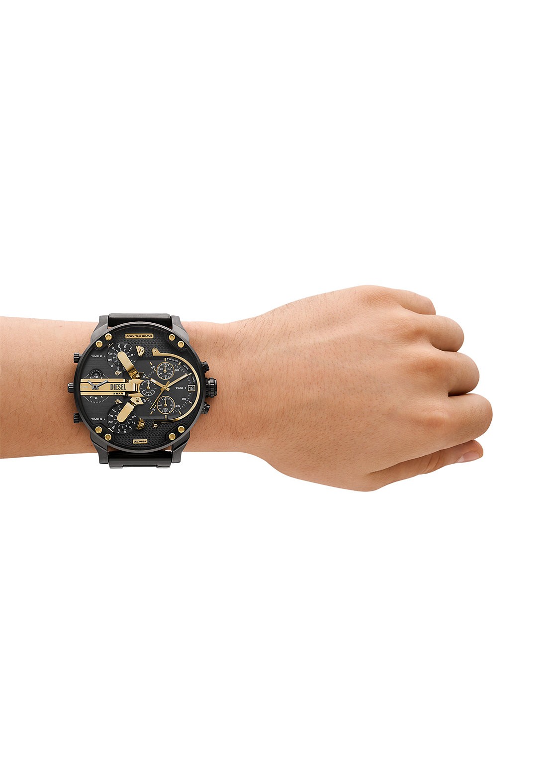 Diesel Mr. Daddy horloge DZ7484 - detail 4 antraciet