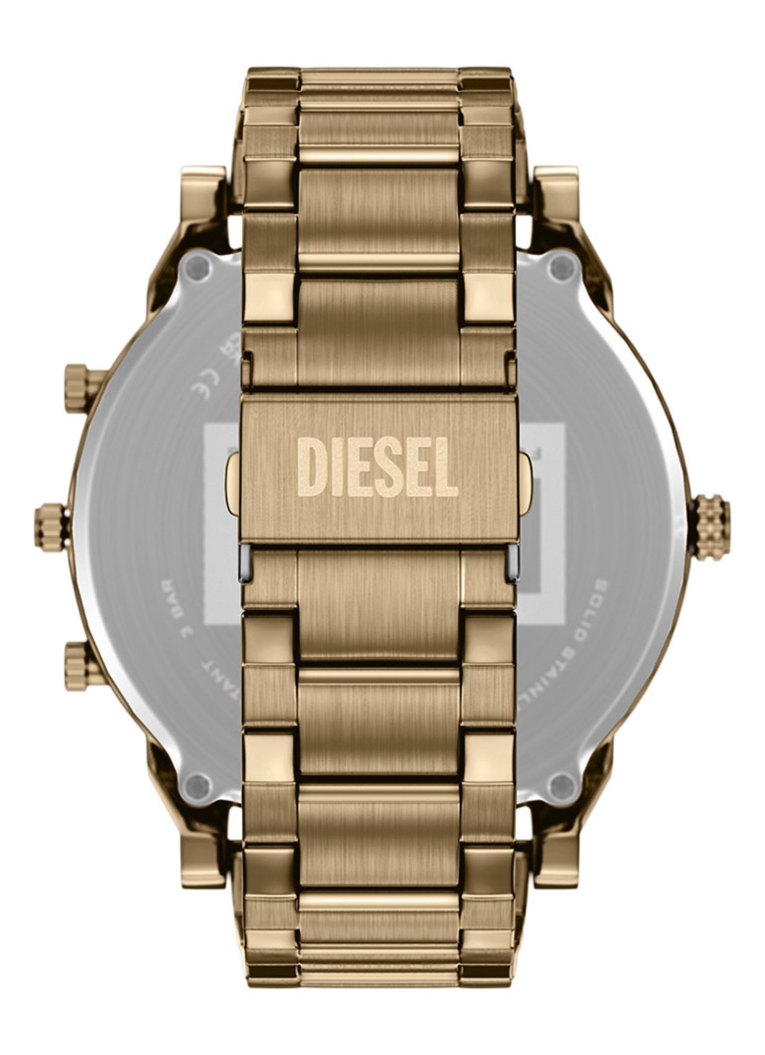 Diesel Mr. Daddy Slim horloge DZ7497 - detail goud