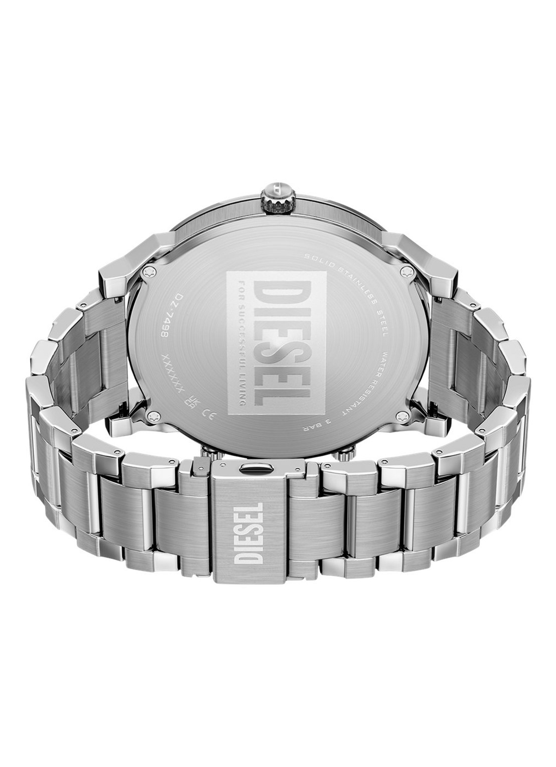Diesel Mr. Daddy Slim horloge DZ7498 - detail 3 zilver