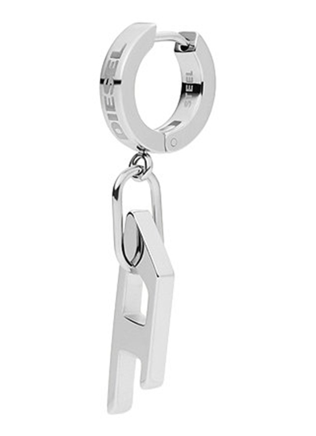 Diesel Oorring met hanger DX1336040 - detail 3 zilver