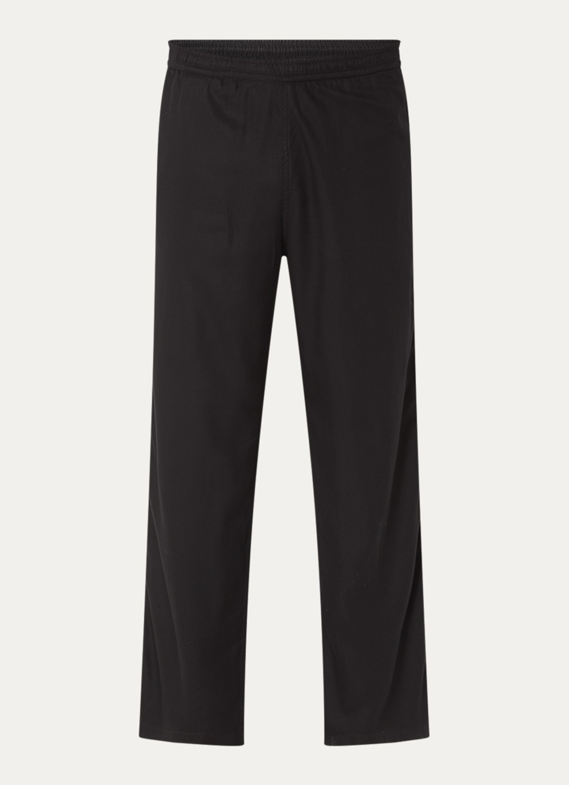 Diesel P-DREYER-C loose fit broek  met steekzakken - voorkant 4 zwart