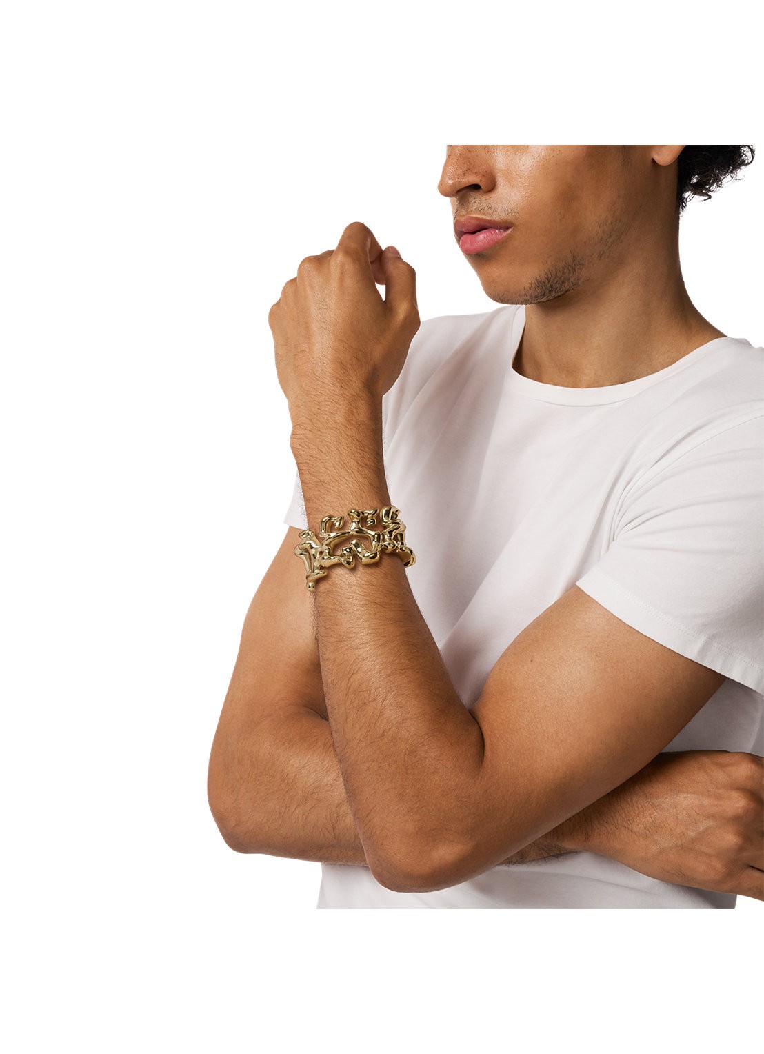 Diesel Runway bangle DX1660710 - detail 3 goud