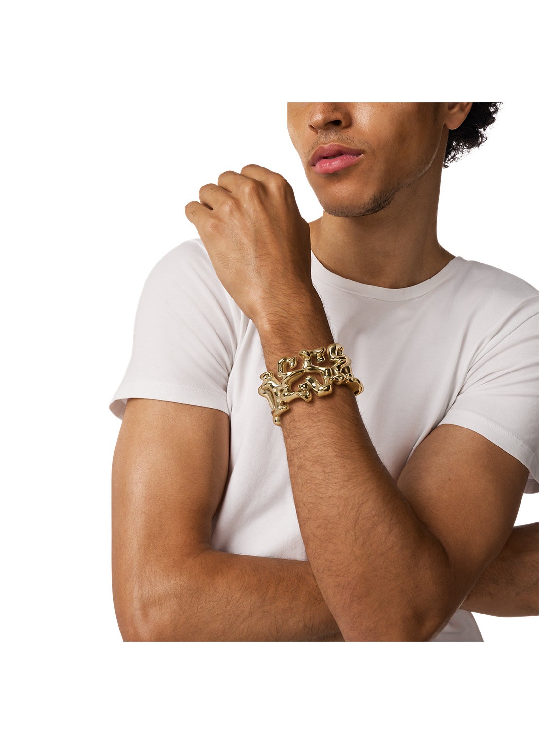 Diesel Runway bangle DX1660710 - detail 4 goud