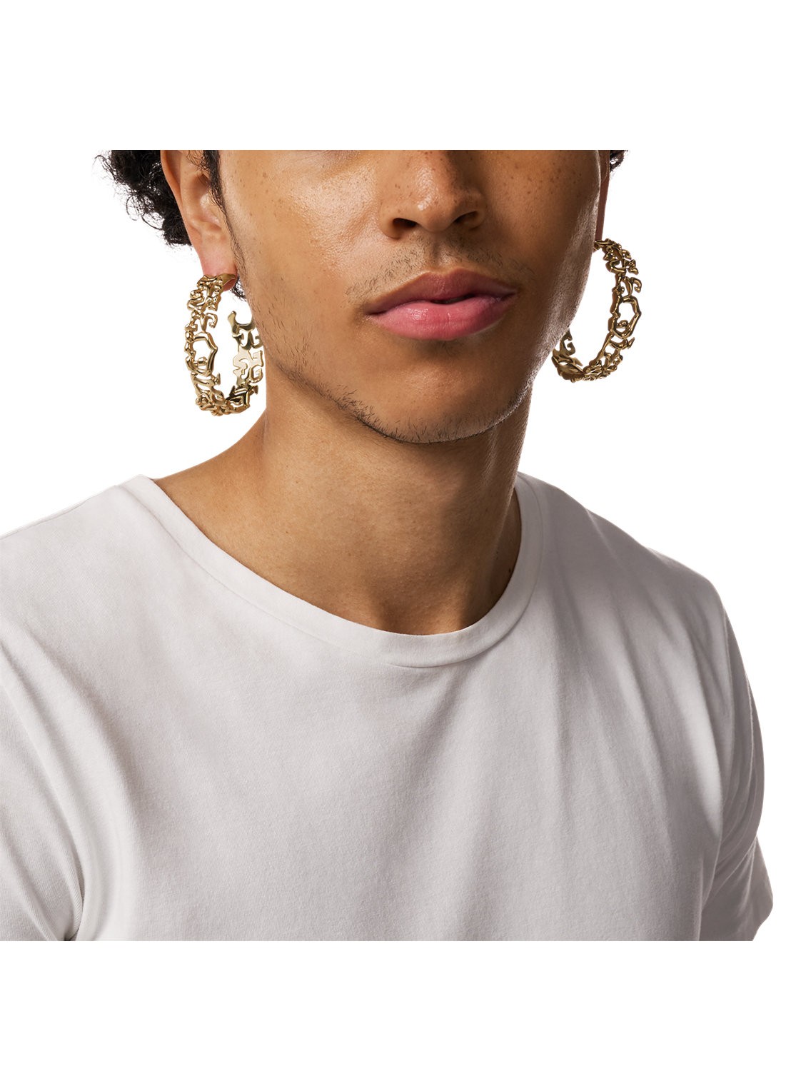 Diesel Runway oorringen DX1656710 - detail 4 goud