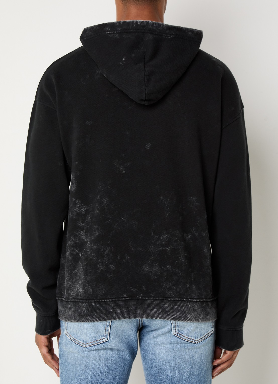 Diesel S-Boxt-Hood-T10 hoodie met logo - achterkant zwart