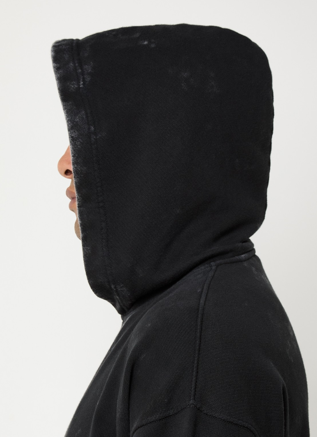 Diesel S-Boxt-Hood-T10 hoodie met logo - detail 3 zwart