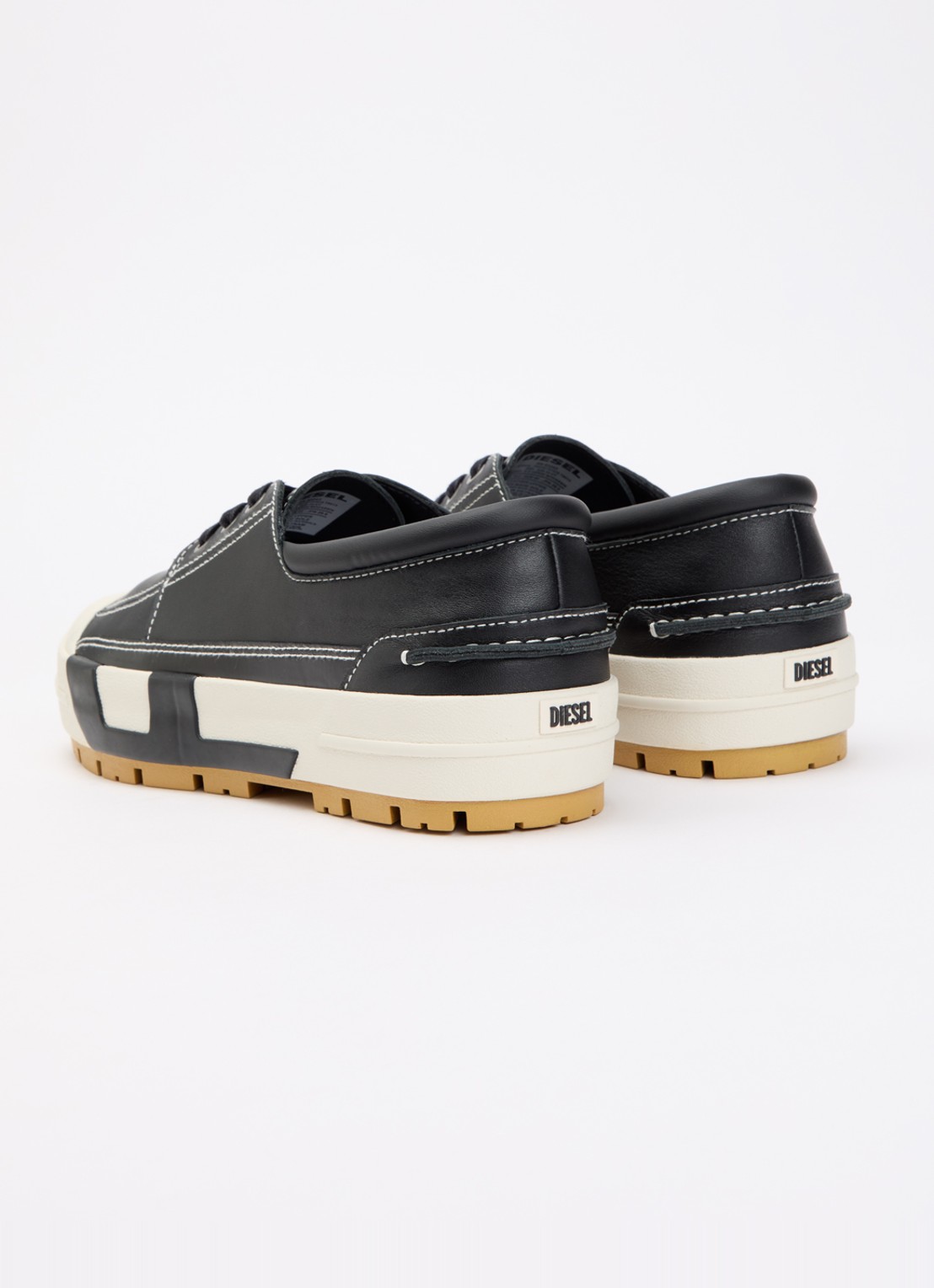 Diesel S-D-Verse sneaker van leer - achterkant 2 zwart