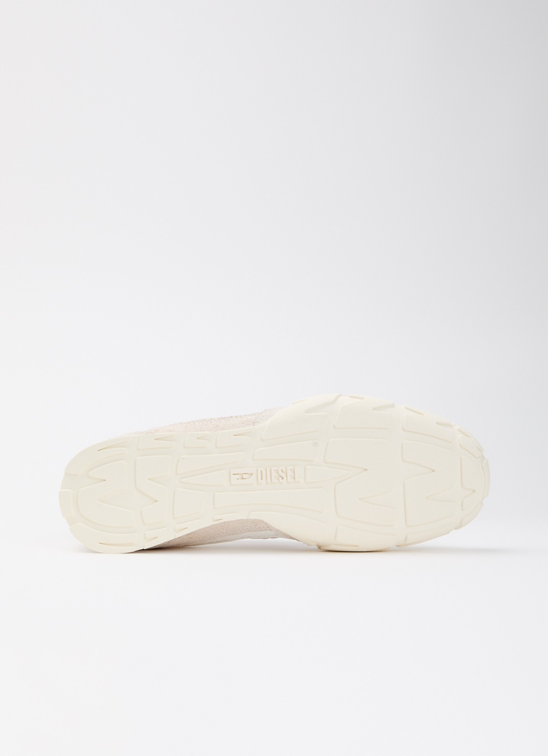 Diesel S-Pagodha Low sneaker van suède met leren details - detail 5 gebroken wit