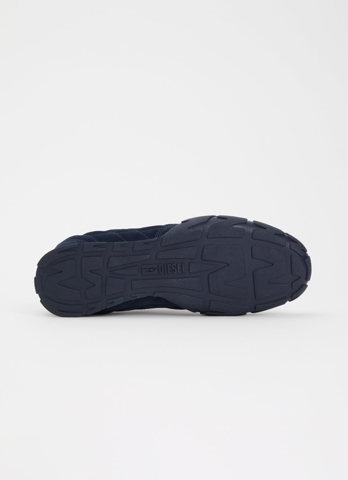 Diesel S-Pagodha sneaker van suède - detail 4 donkerblauw