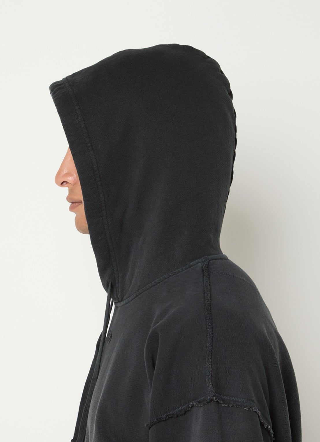 Diesel S-Pock-Hood hoodie met logoborduring - detail 4 antraciet
