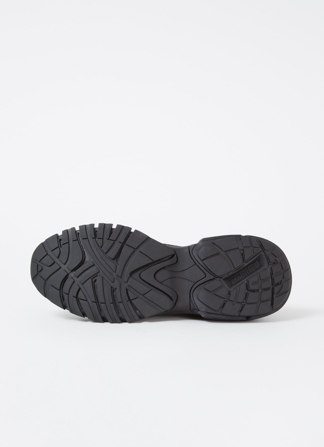 Diesel S-Pro-V-Dense Low sneaker met mesh details - detail 5 zwart