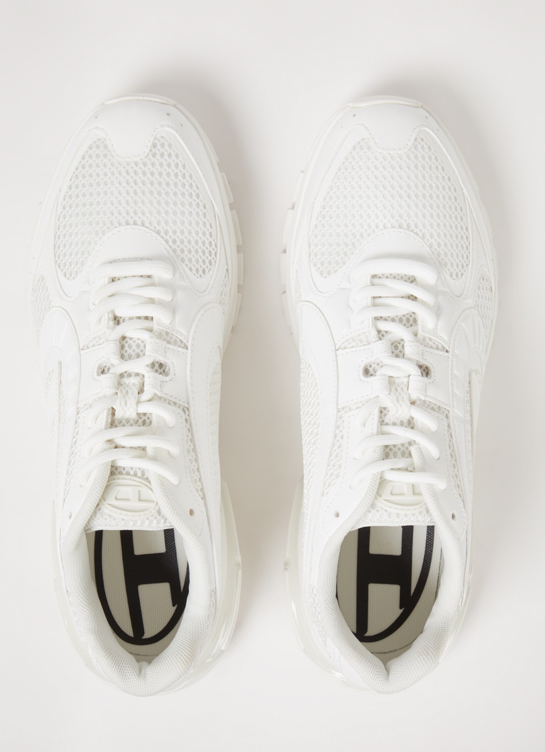 Diesel S-Pro-V-Dense sneaker met details van mesh - detail 2 gebroken wit