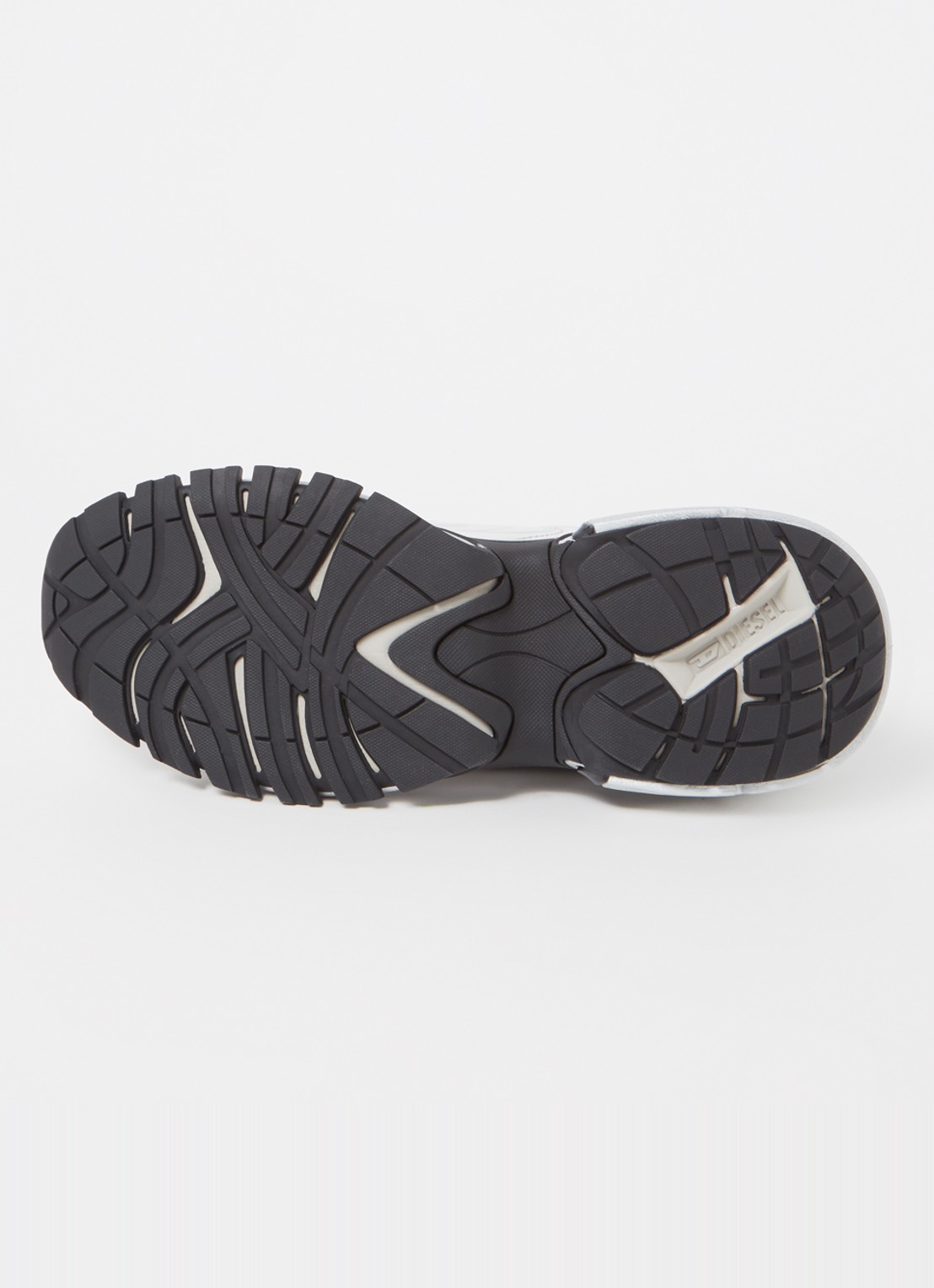 Diesel S-Serendipity sneaker van mesh met metallic finish - detail 3 zilver