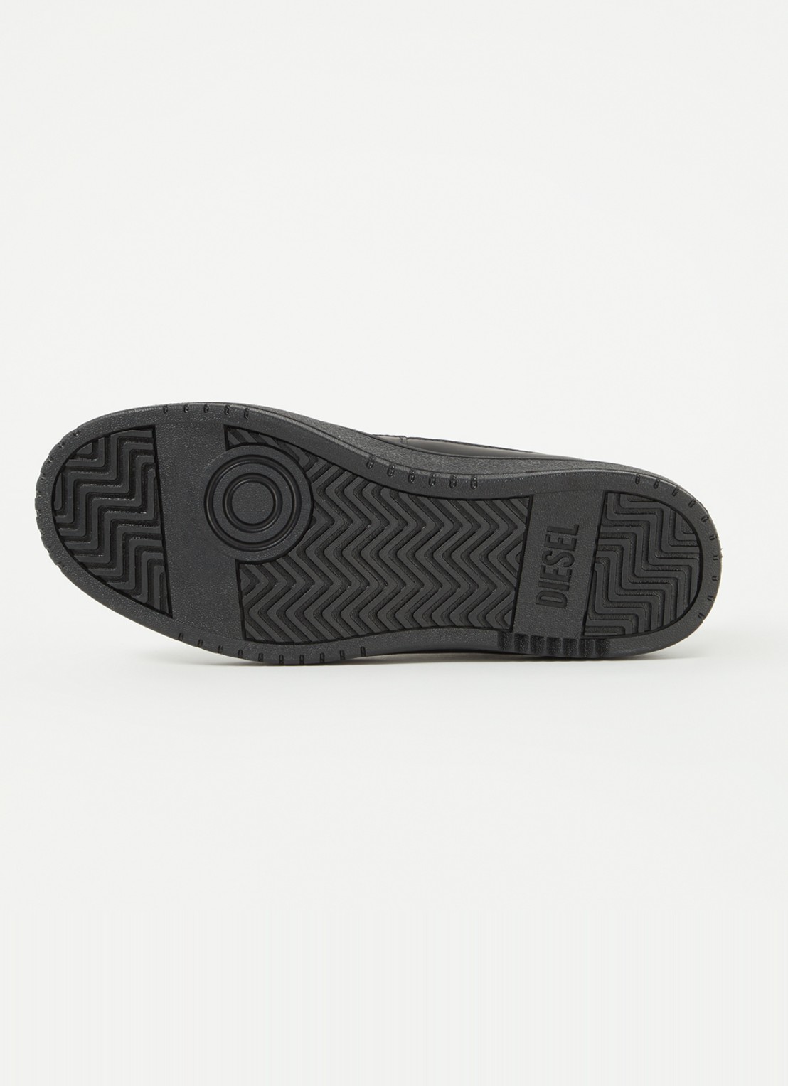 Diesel S-Tracker-D sneaker van leer - detail 4 zwart