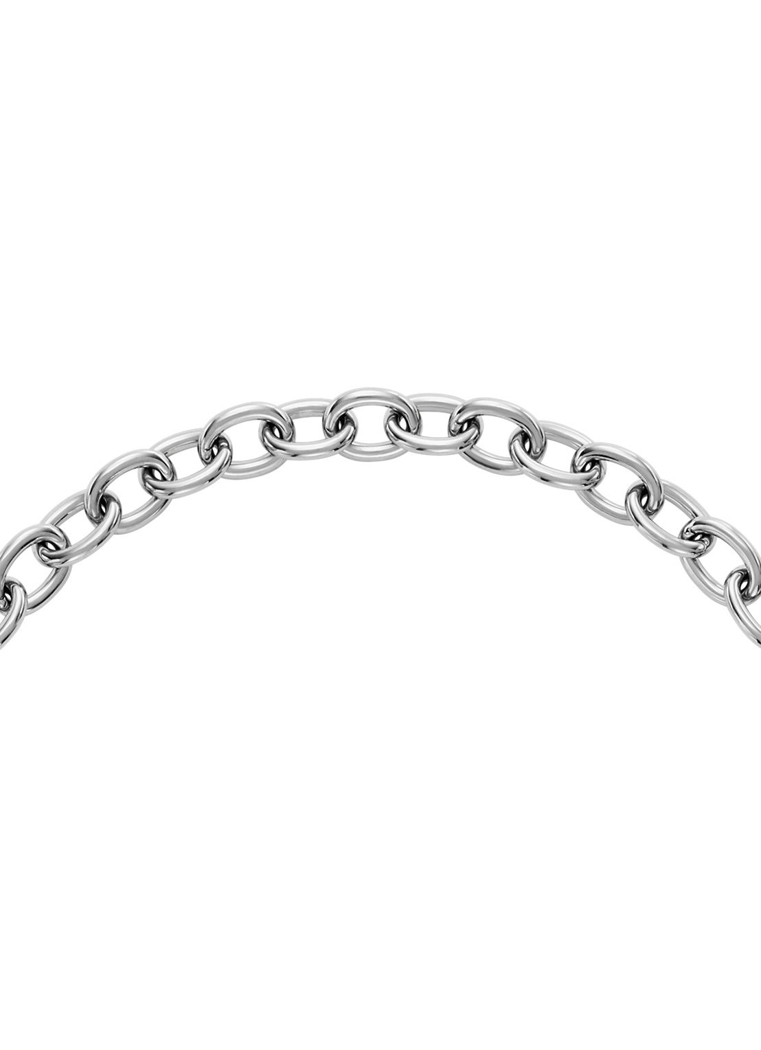 Diesel Schakelarmband met logo DX1592040 - detail 2 zilver