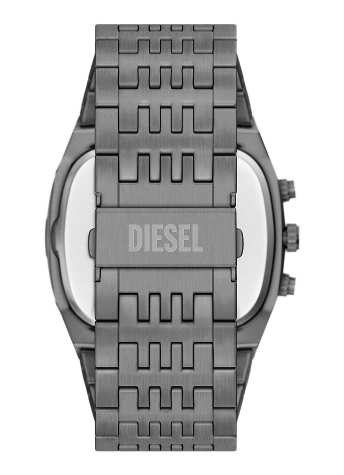 Diesel Spiked Cushion horloge DZ4717 - detail 2 donkergrijs