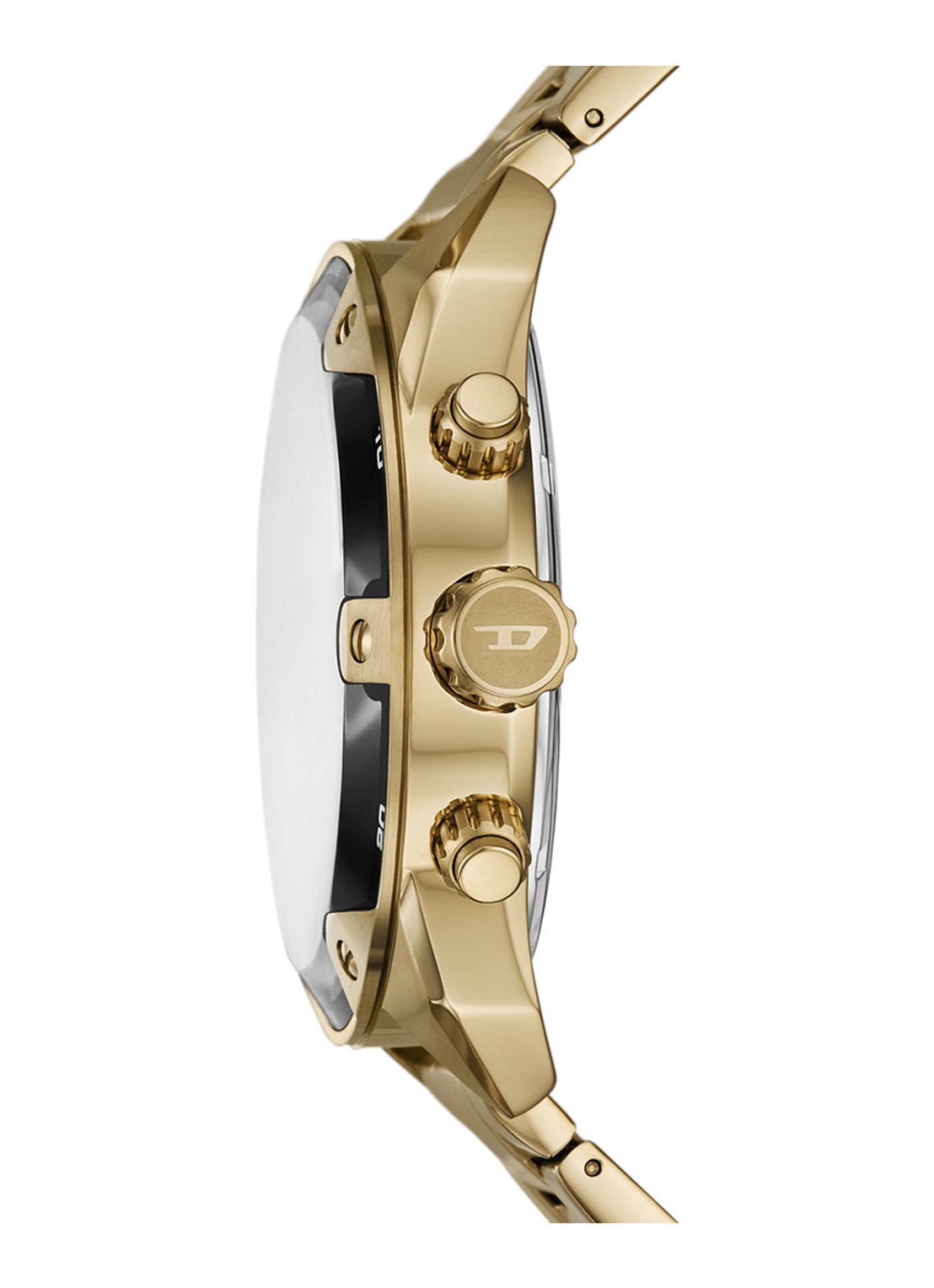 Diesel Spiked horloge DZ4678 - detail 2 goud