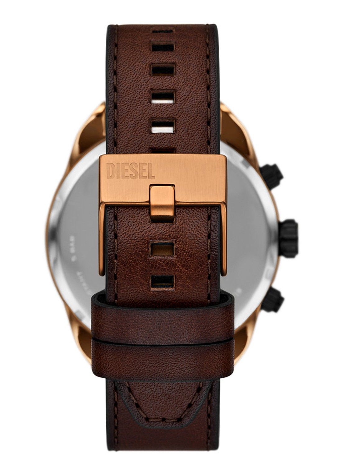 Diesel Spiked horloge DZ4698 - detail bruin