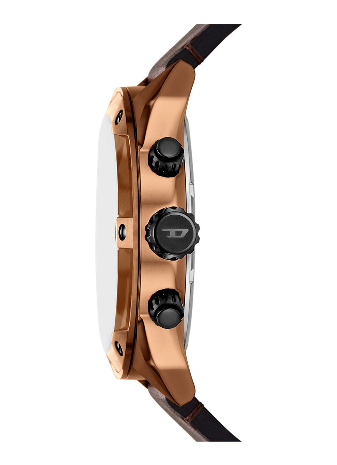 Diesel Spiked horloge DZ4698 - detail 2 bruin