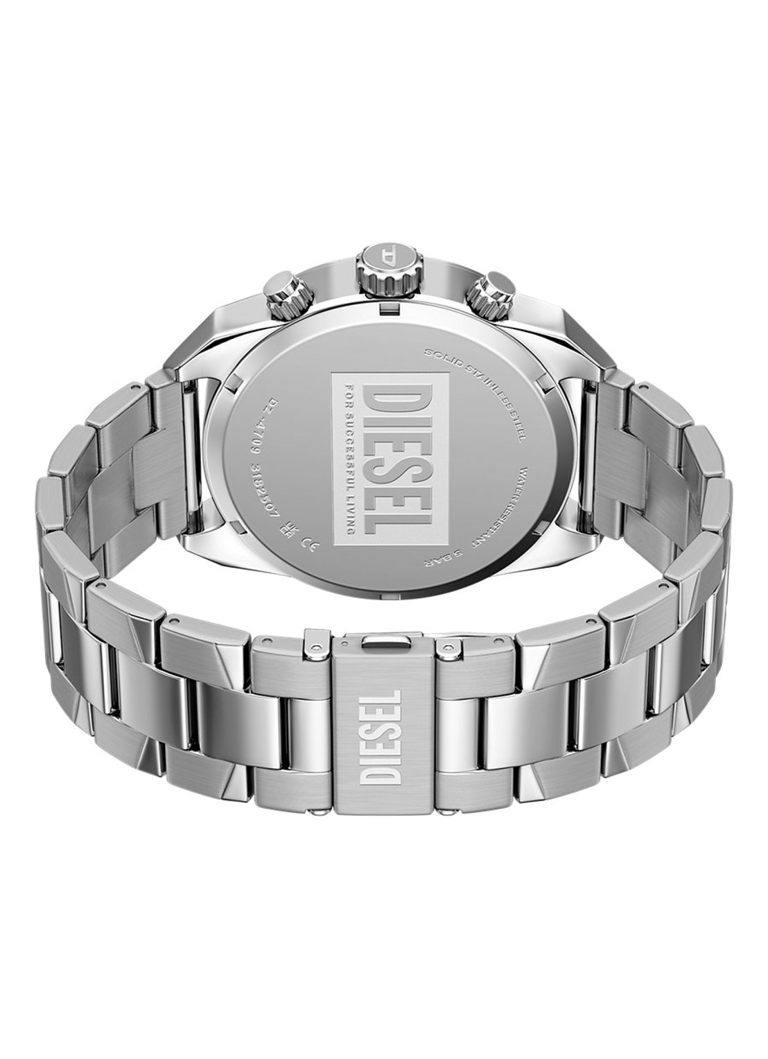 Diesel Spiked horloge DZ4709 - detail 3 zilver