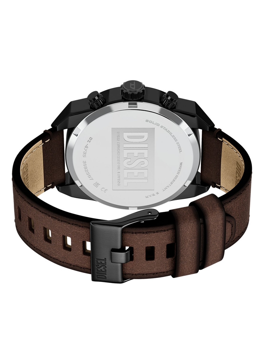 Diesel Spiked horloge DZ4735 - detail 3 antraciet