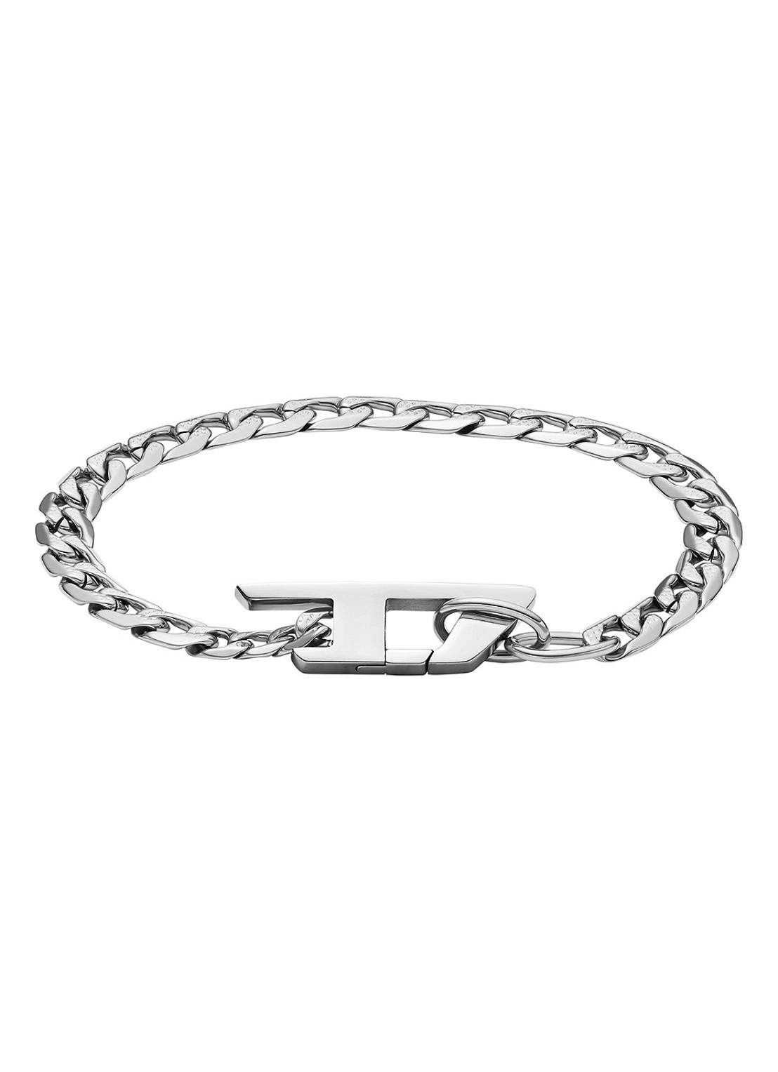 Diesel Steel schakelarmband DX1496040 - voorkant zilver