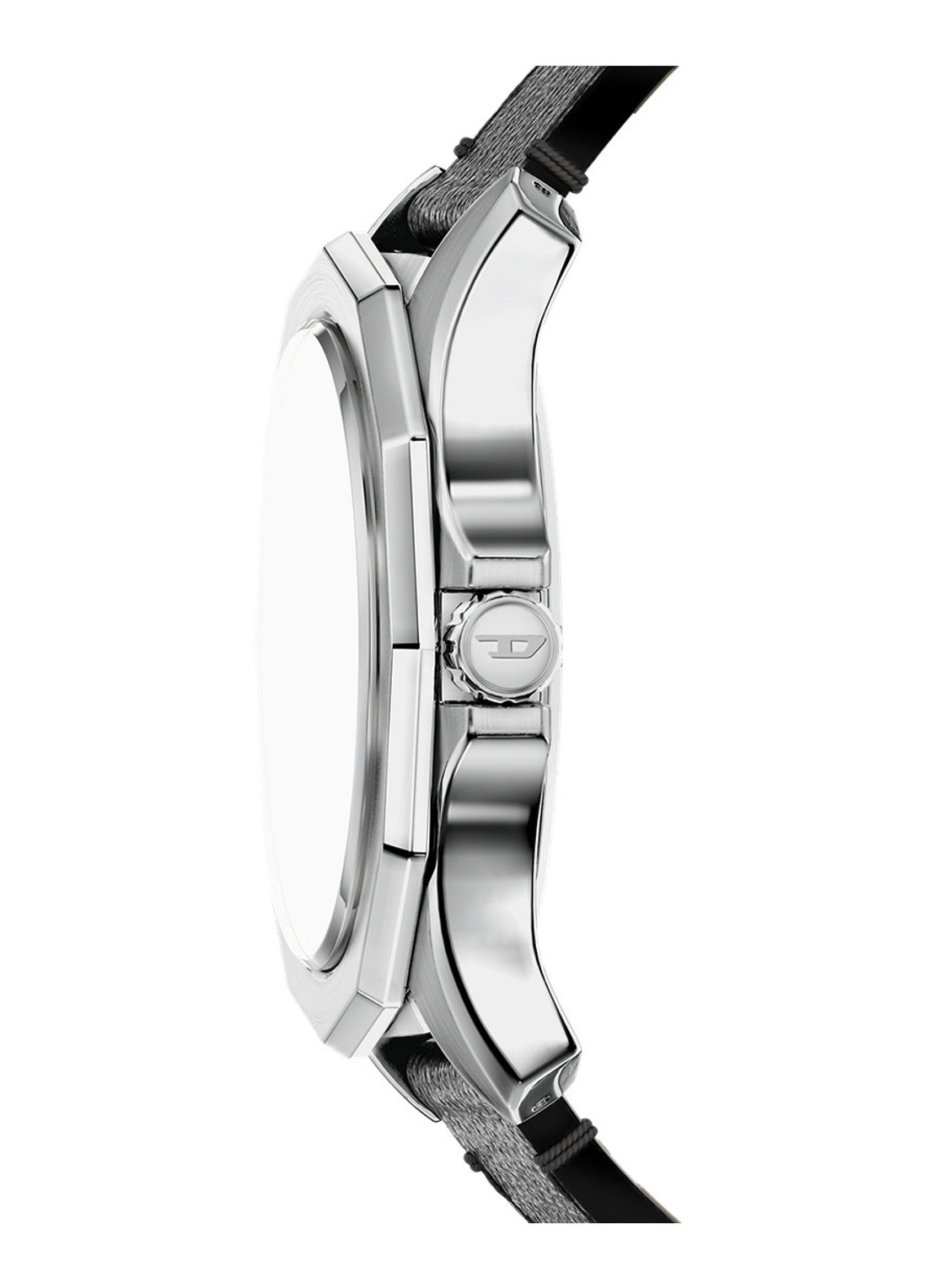 Diesel Stinger 3-Hand horloge DZ2248 - detail 2 zilver