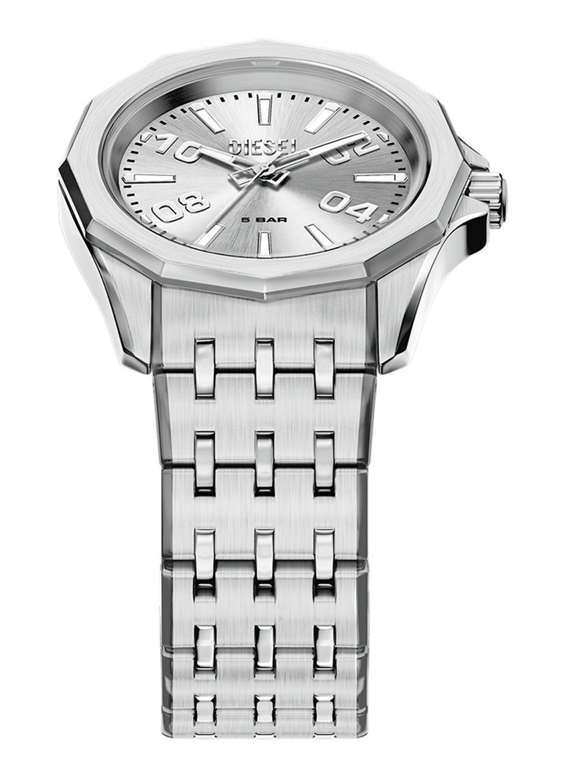 Diesel Stinger horloge DZ2236 - detail 4 zilver