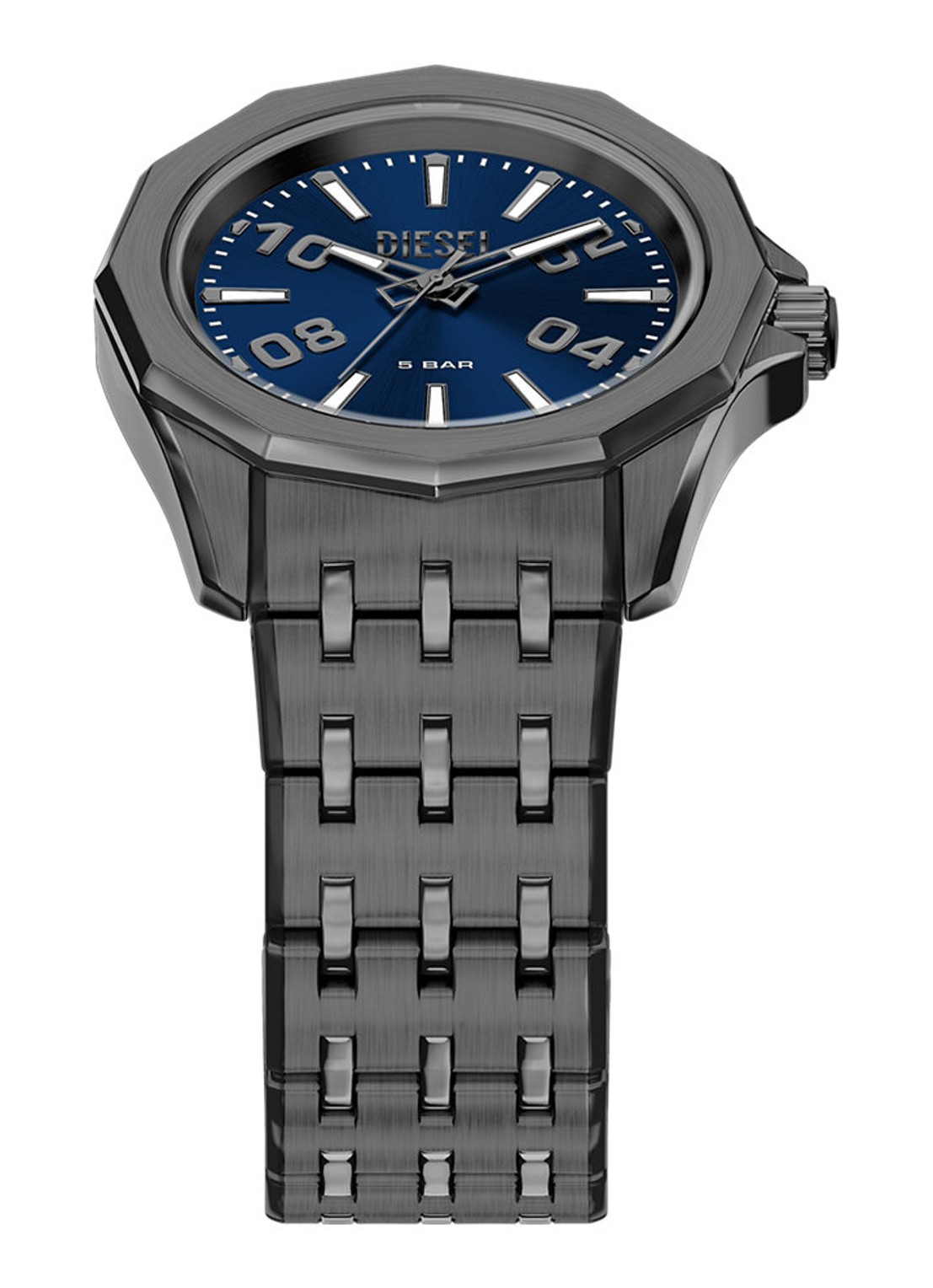 Diesel Stinger horloge DZ2236 - detail 4 antraciet