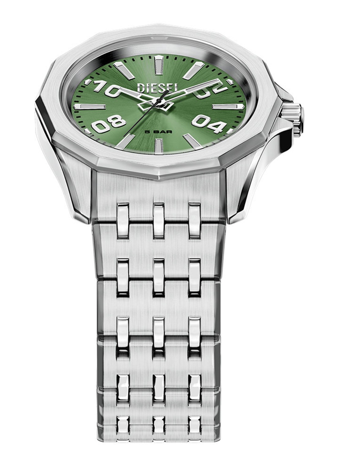 Diesel Stinger horloge DZ2237 - detail 3 zilver