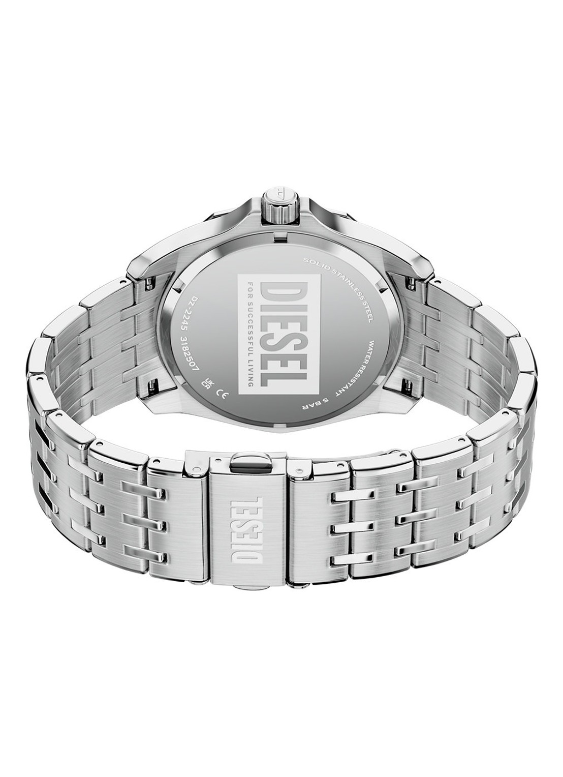 Diesel Stinger horloge DZ2245 - detail 4 zilver