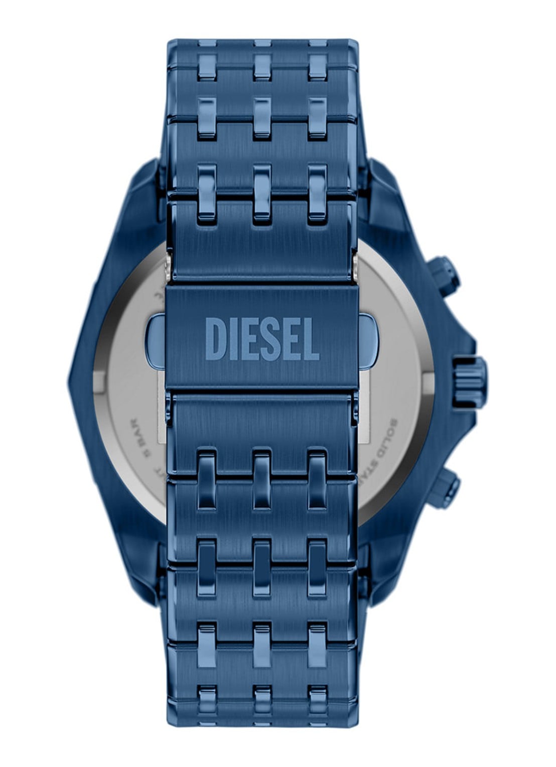 Diesel Stinger horloge DZ4705 - detail blauw