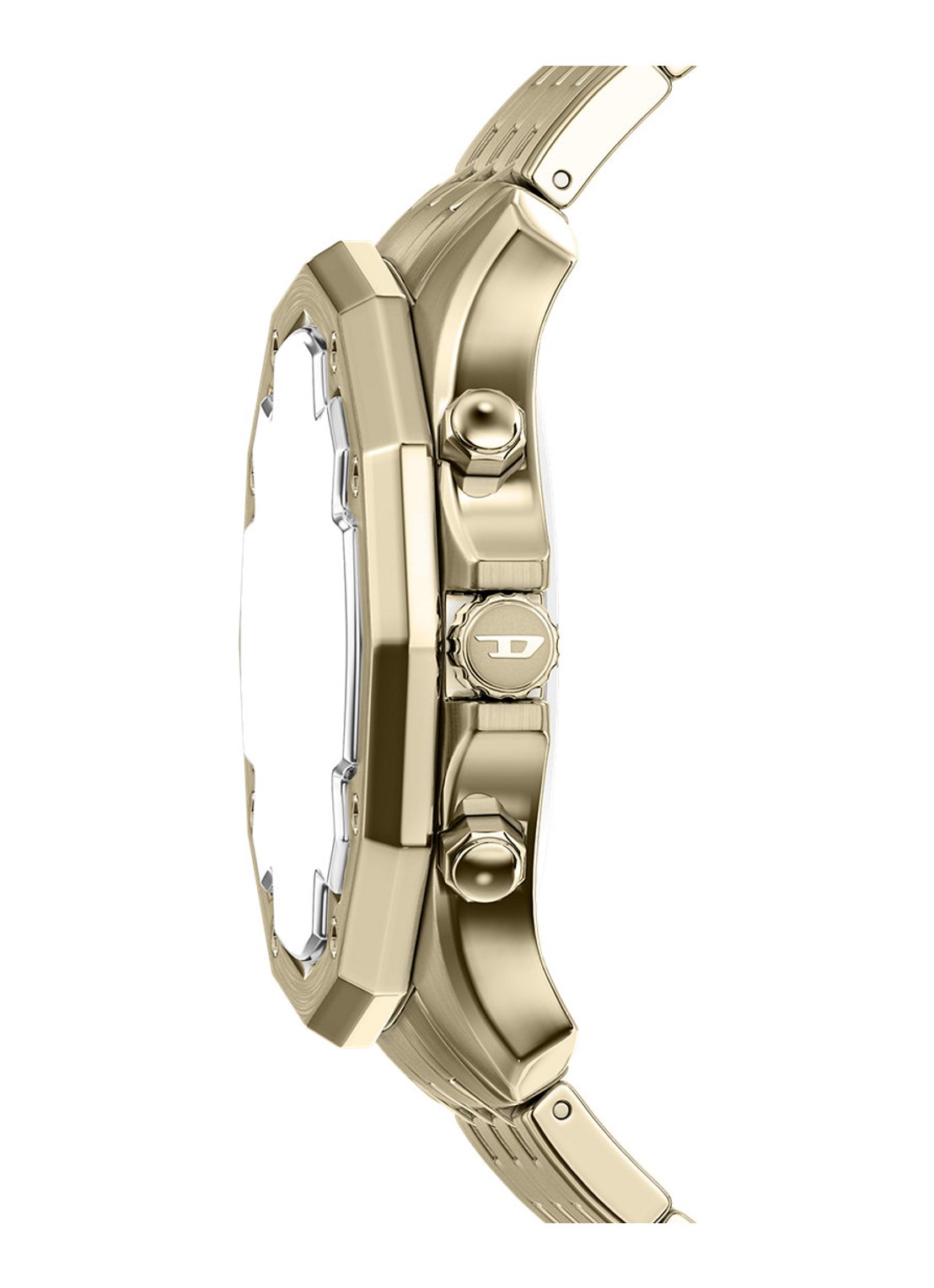 Diesel Stinger horloge DZ4707 - detail 3 goud