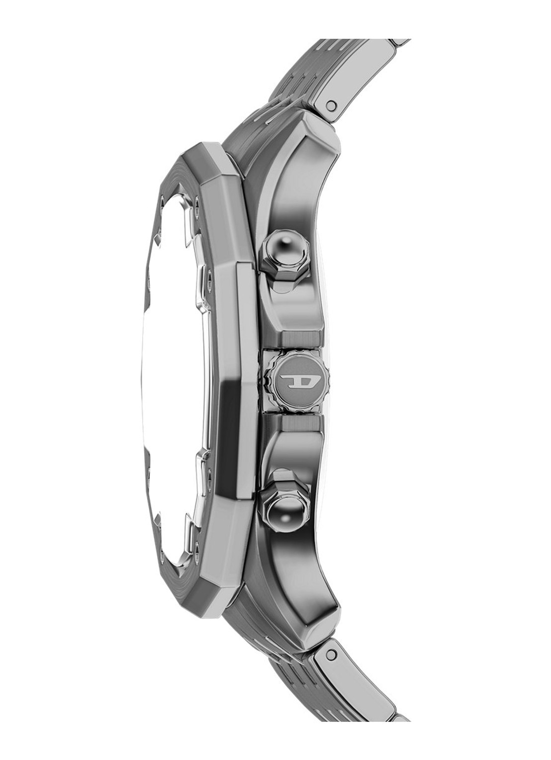 Diesel Stinger horloge DZ4708 - detail 3 zilver