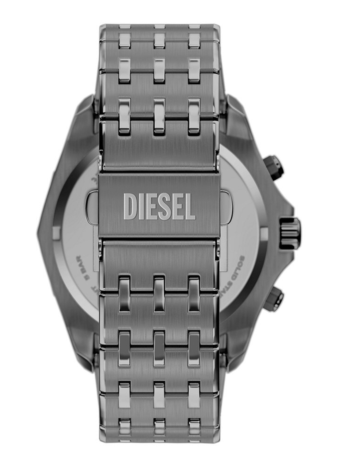 Diesel Stinger horloge DZ4715 - detail donkergrijs