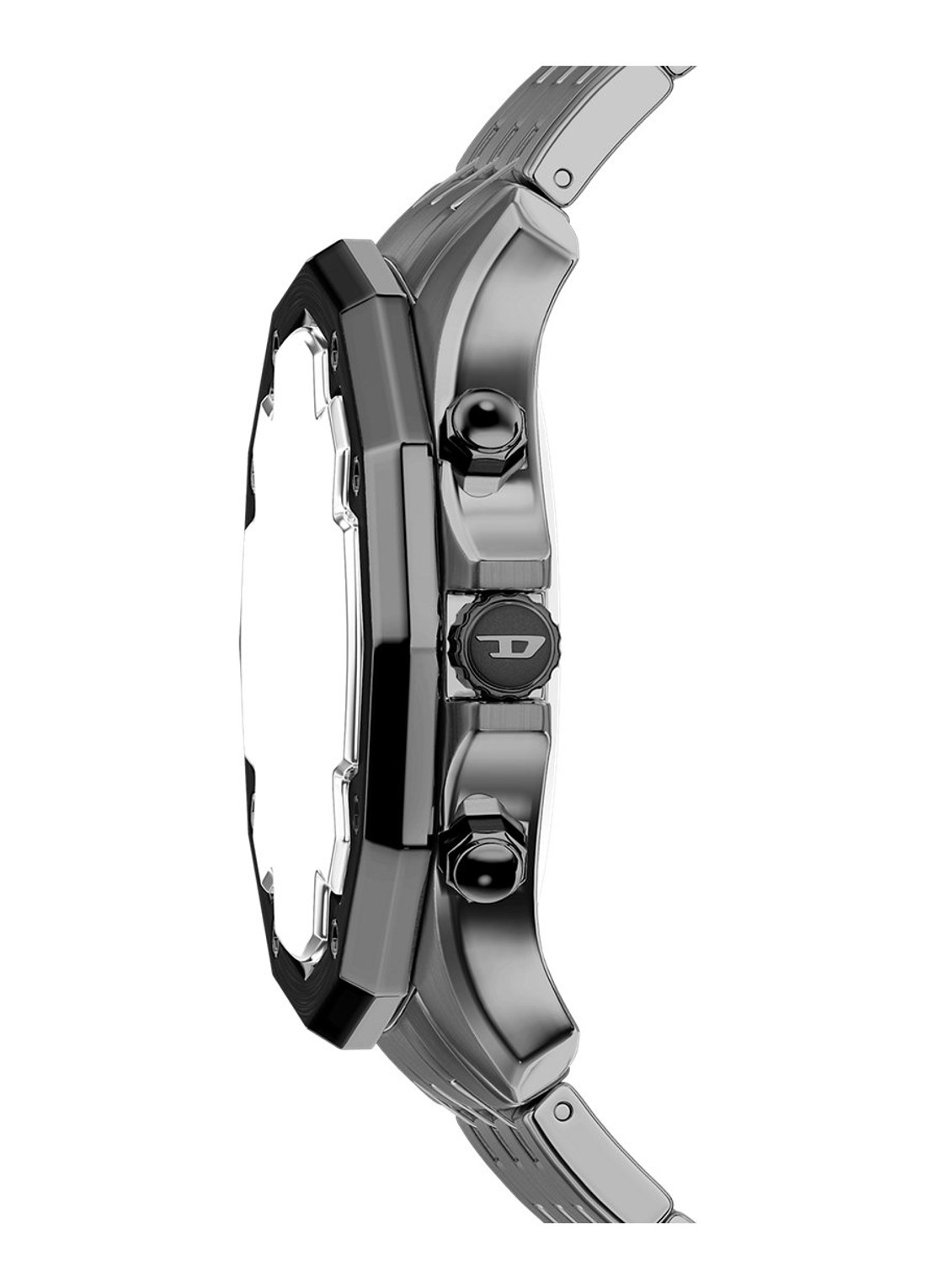 Diesel Stinger horloge DZ4715 - detail 2 donkergrijs
