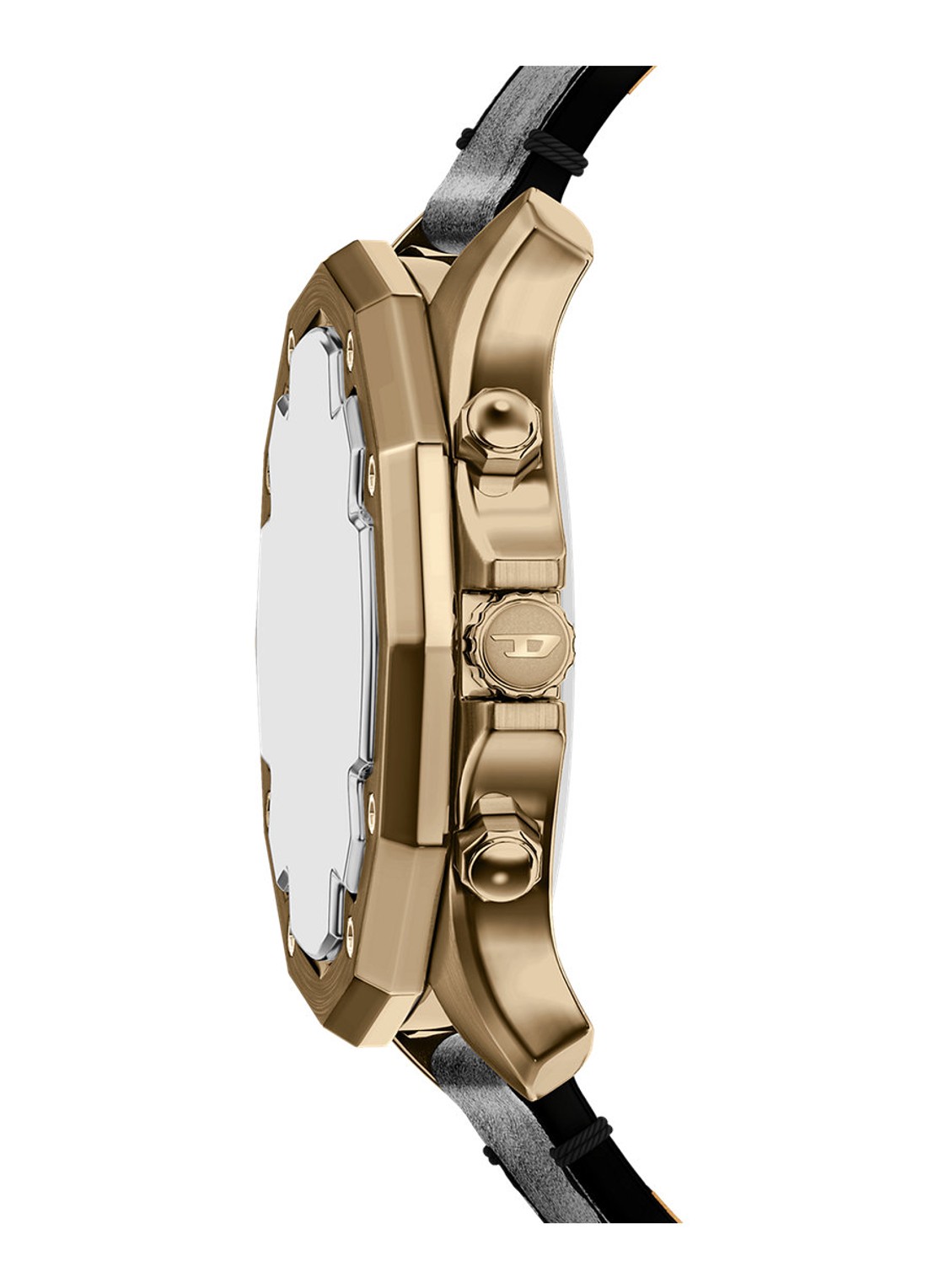 Diesel Stinger horloge DZ4733 - detail 3 goud
