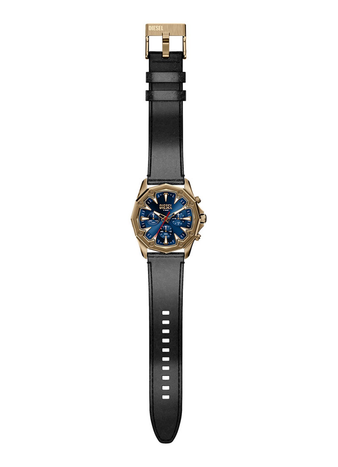Diesel Stinger horloge DZ4733 - detail 5 goud