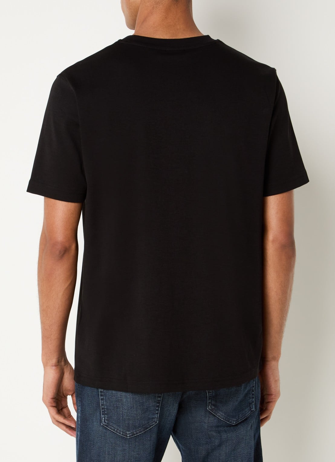 Diesel T-ADJUST-AA2 T-shirt met logo - achterkant 4 zwart