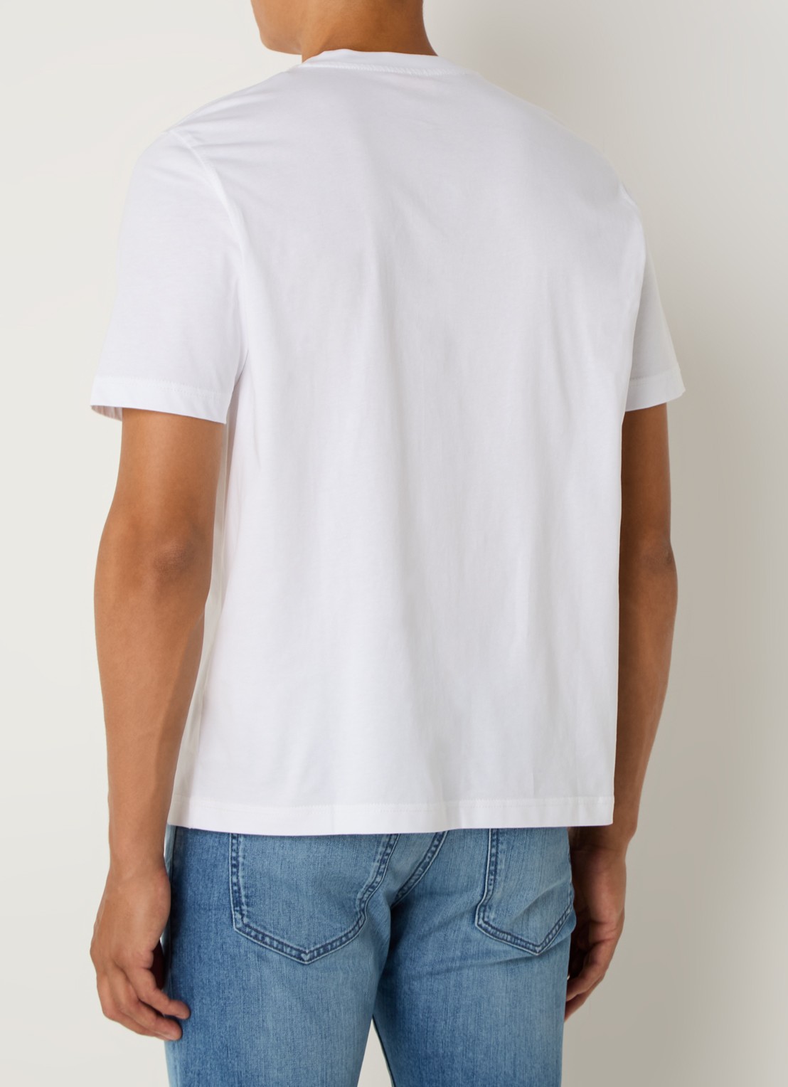 Diesel T-Adjust-K19 T-shirt met print - achterkant 4 wit