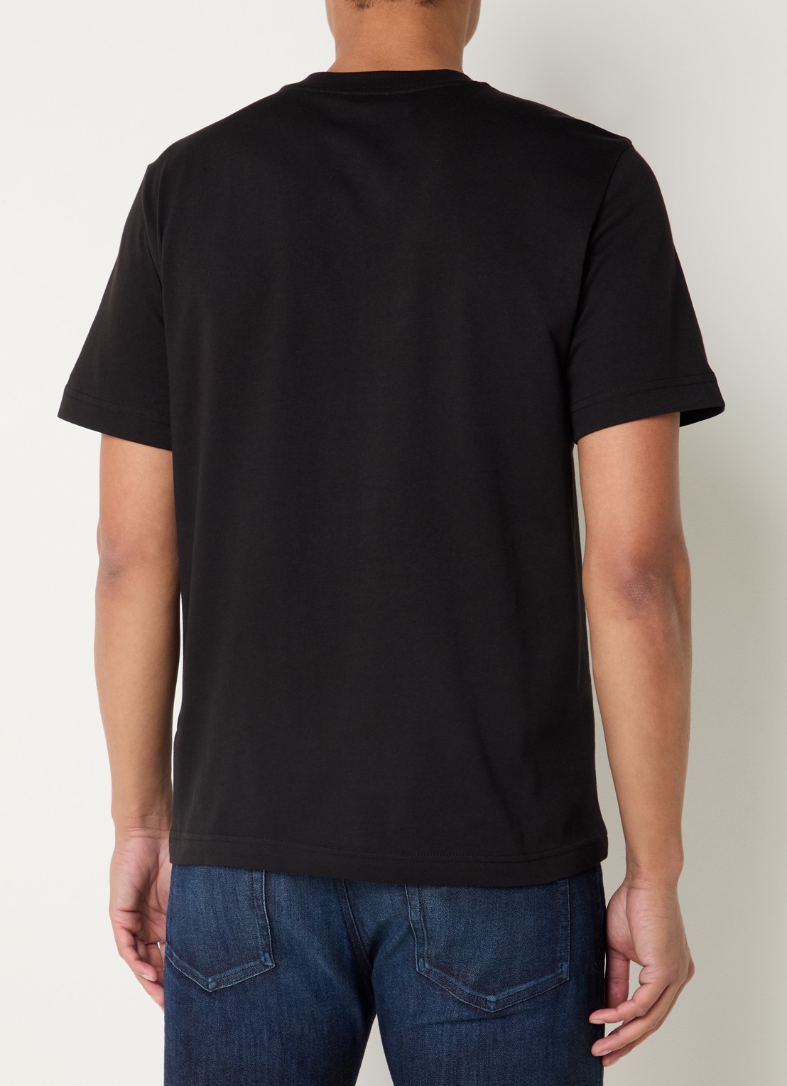 Diesel T-Adjust T-shirt met 3D logoprint - achterkant zwart
