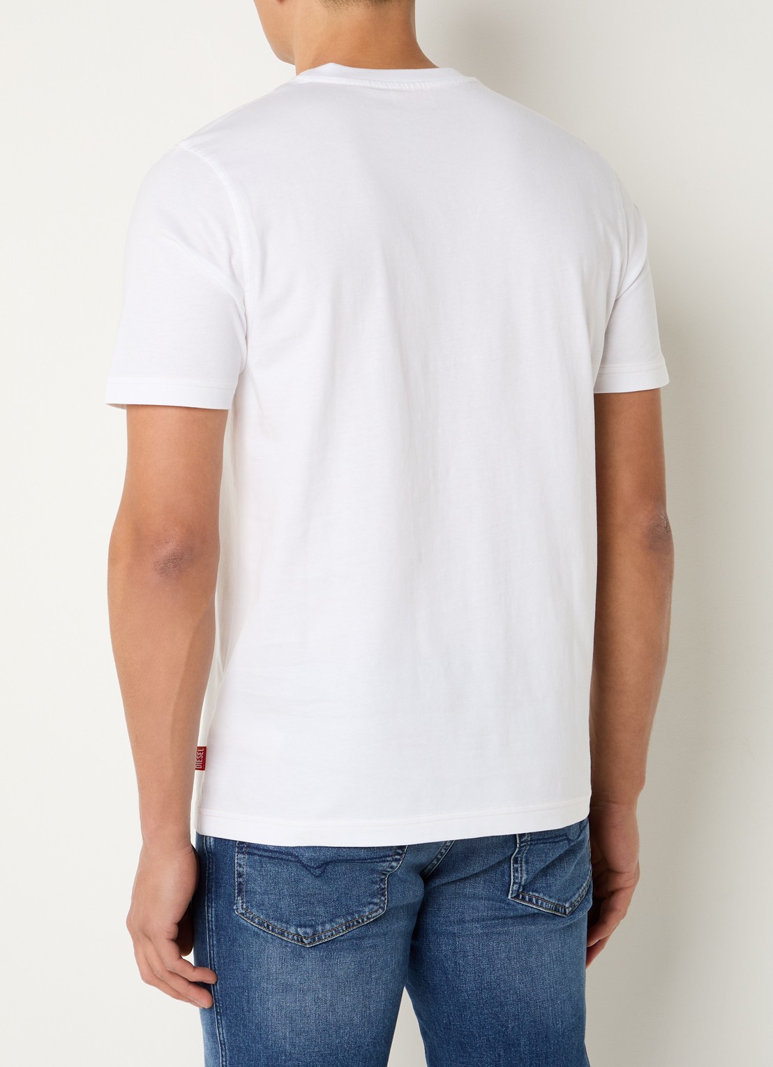 Diesel T-Adjust-V5 T-shirt met print - achterkant wit
