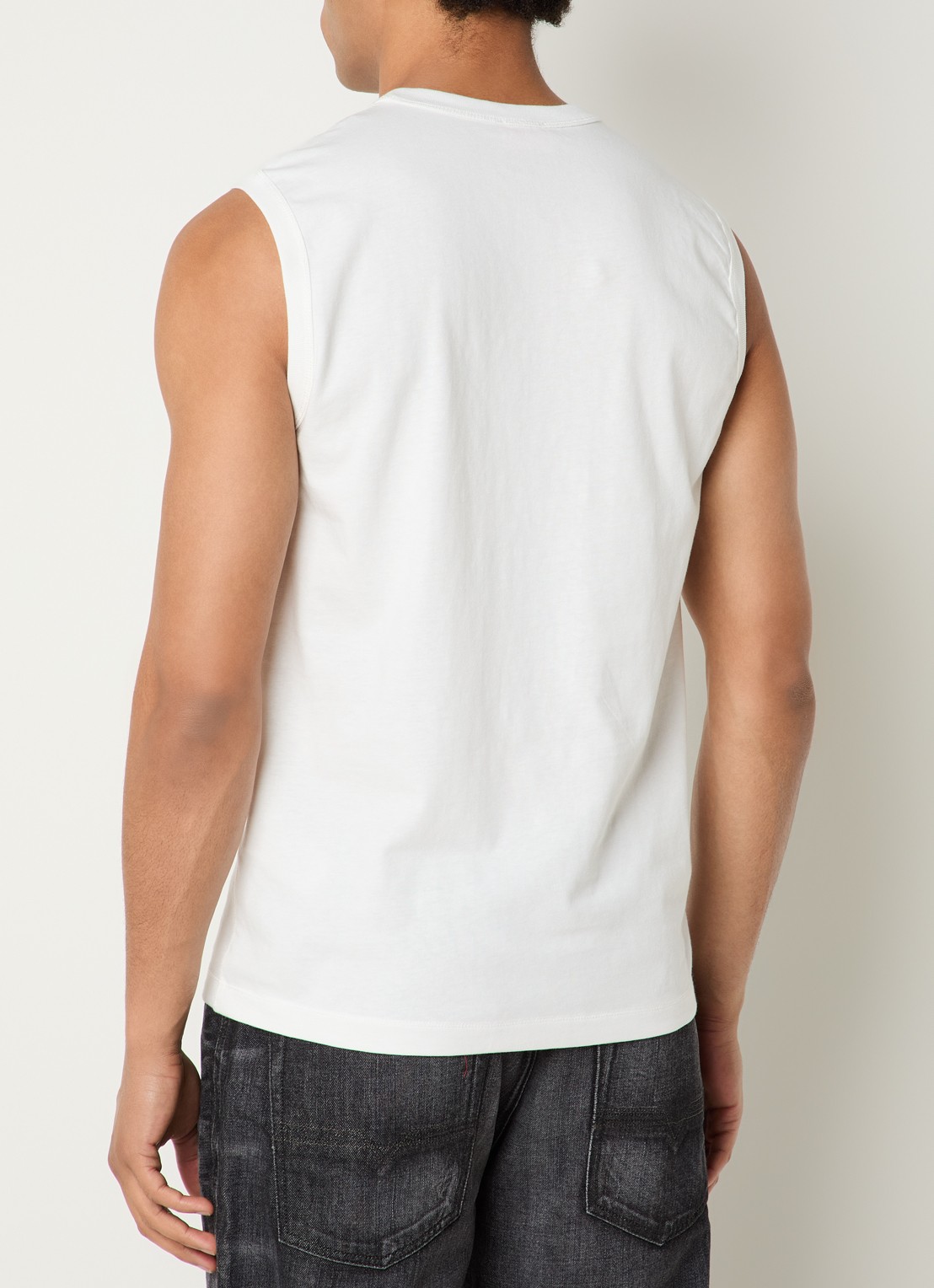 Diesel T-Bisco-Iod tanktop met logo - achterkant 2 wit