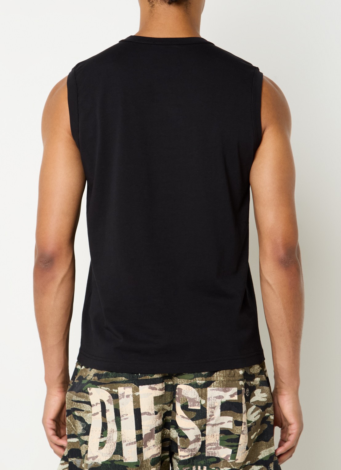 Diesel T-Bisco-Od tanktop met logo - achterkant zwart