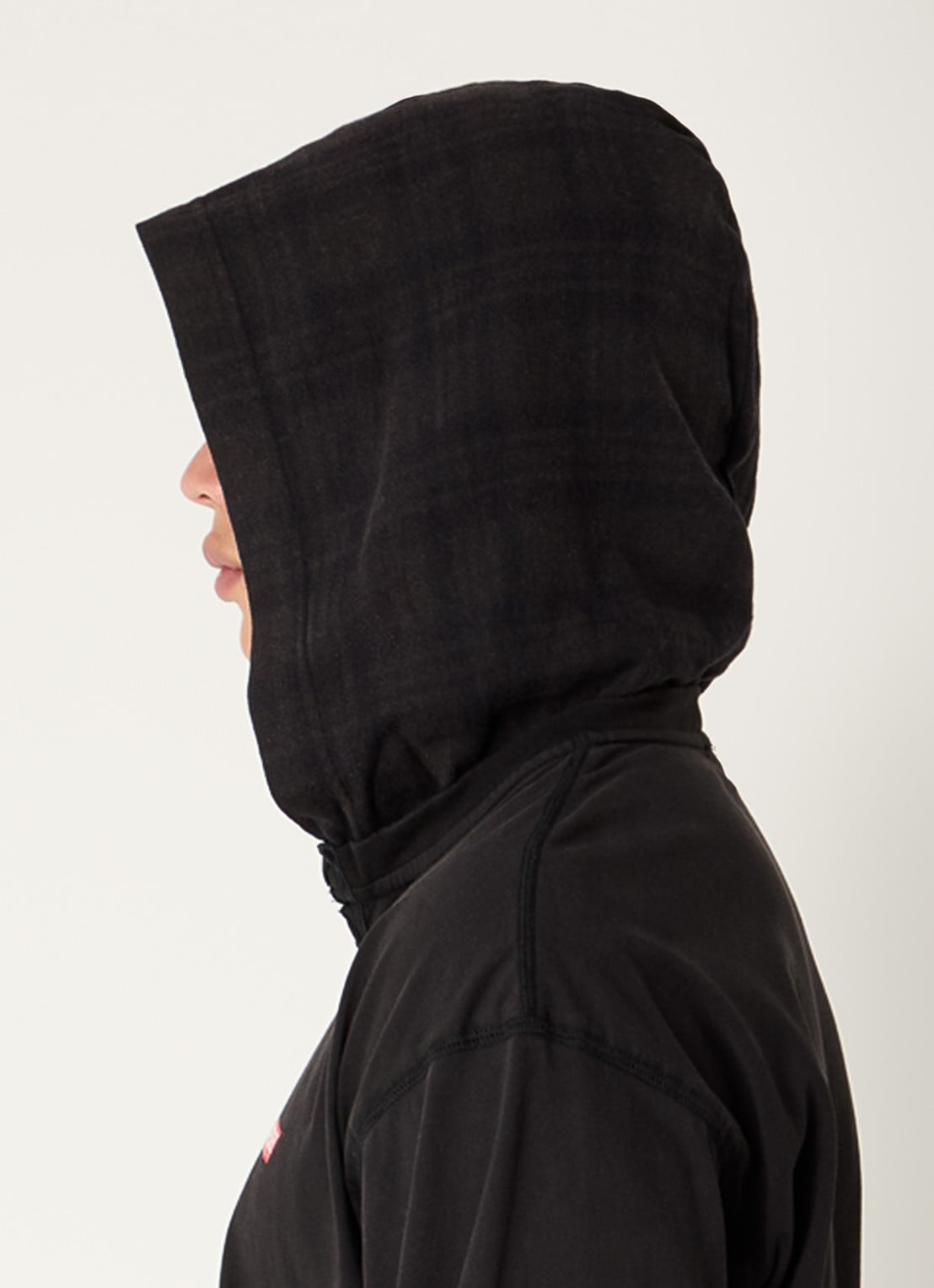 Diesel T-Boxt hoodie met logo - detail 2 zwart