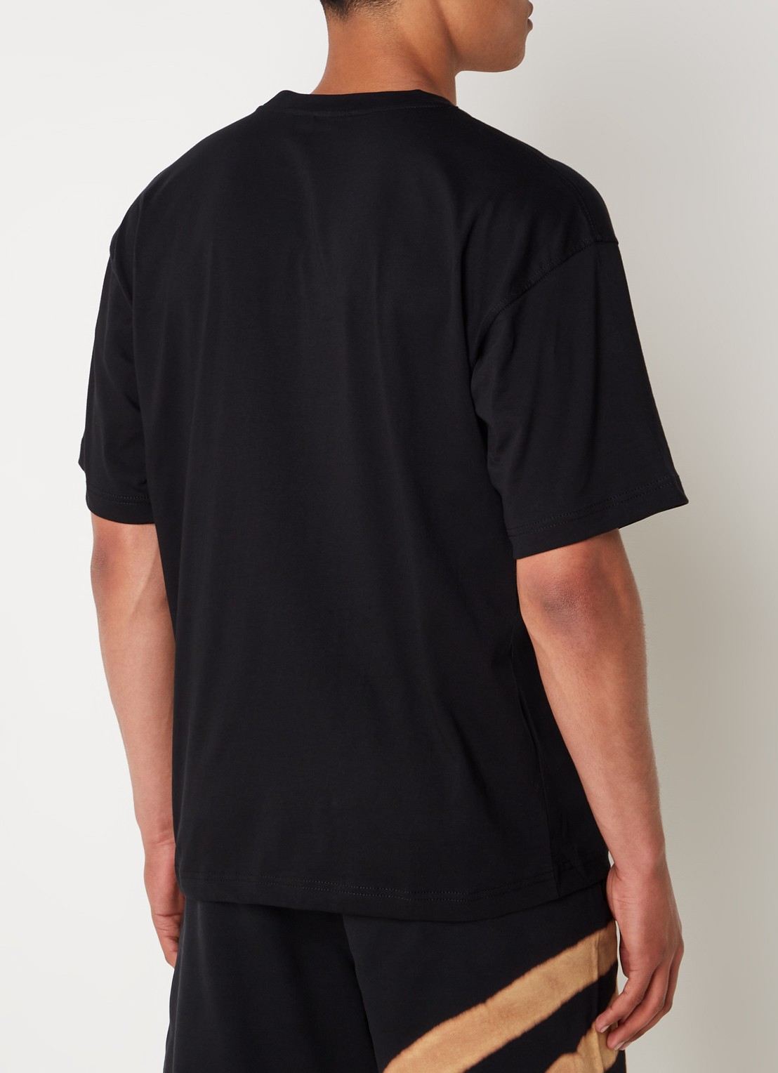 Diesel T-boxt T-shirt met logoprint - achterkant 4 camel