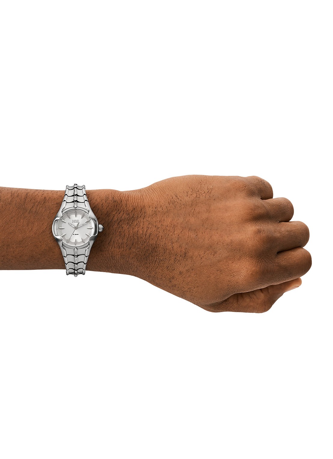 Diesel Vert horloge DZ5605 - detail 6 zilver